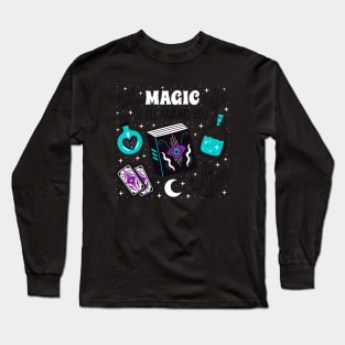 Magic is around you hand drawn Long Sleeve T-Shirt